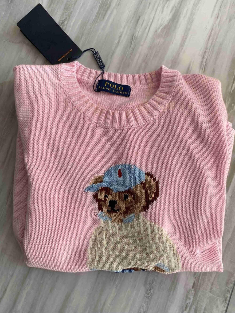 Polo Ralph Lauren Pink Bear Sweater